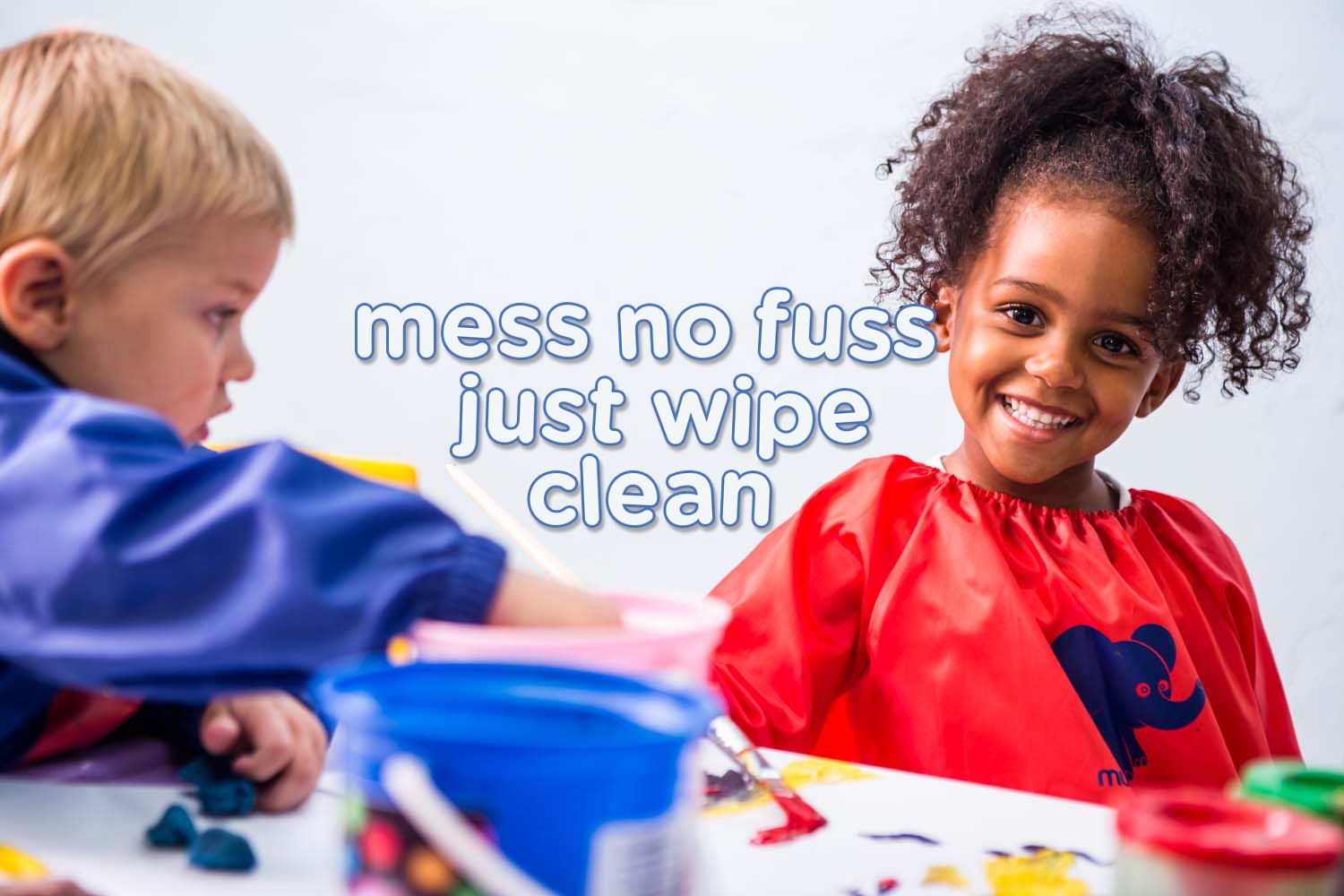 Mess no fuss — just wipe clean